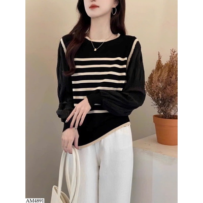 AM4891 ÁO LEN DÊT KIM TAY BỒNG CHO NỮ