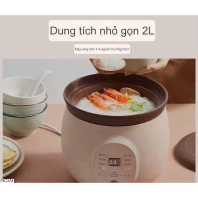 PK2851 NỒI NẤU CHẬM BEAR