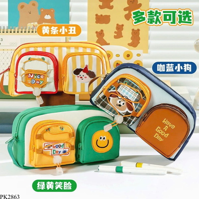 PK2863 TÚI ĐỰNG BÚT NHIỀU NGĂN SIÊU XINH
