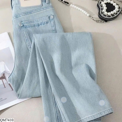 QM7410 QUẦN JEANS ỐNG ĐỨNG NỮ