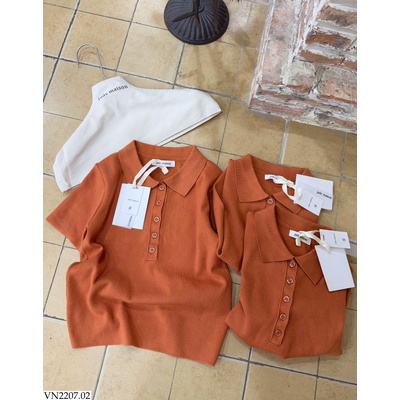 VN2207.02 ÁO LEN CDG CỘC TAY thu đông