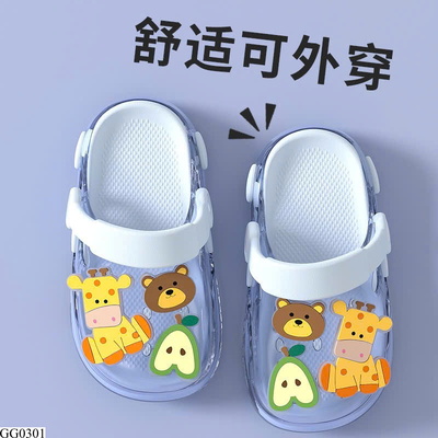GG0301 DÉP CROCS TRẺ EM TRONG SUỐT