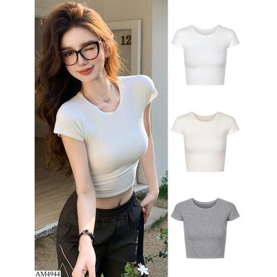 AM4944 ÁO THUN CỘC CROPTOP NỮ