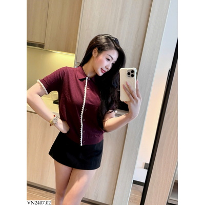 VN2407.02 CDG MẬN VIỀN REN CỌC TAY JADE MAISO