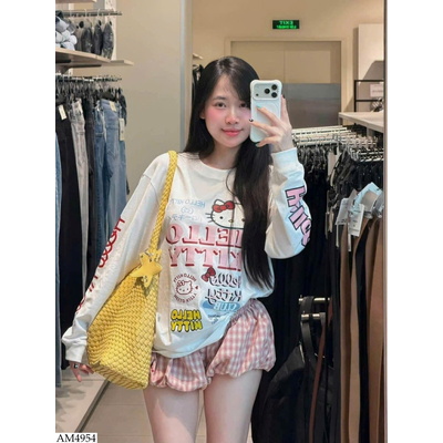 AM4954 ÁO THUN KITTY CHO NỮ