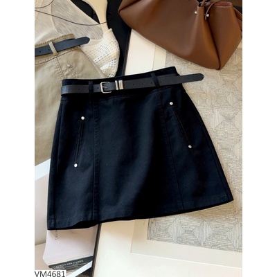 VM4681 CHÂN VÁY CHỮ A CẠP CAO ANNA