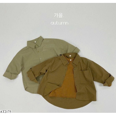 AT2175 ÁO SƠ MI ĐUÔI TÔM HÀN QUỐC