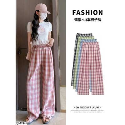 QM7449 QUẦN SUÔNG KẺ NỮ