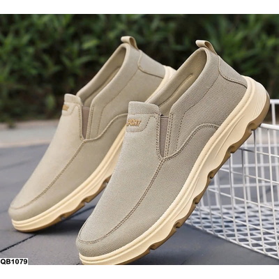 QB1079  GIÀY VẢI SLIPON NAM