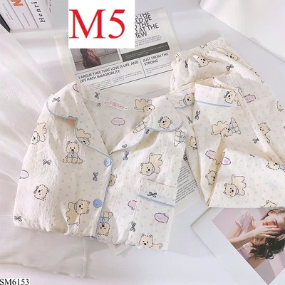 SM6153 BỘ MẶC NHÀ DÀI TAY