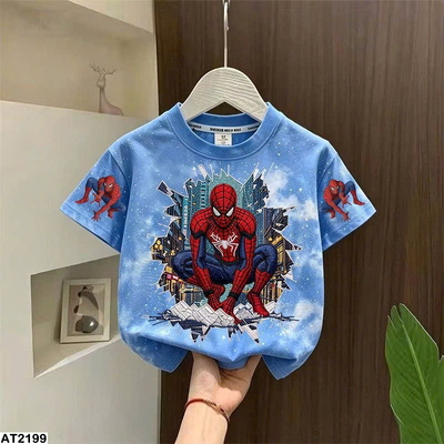AT2199 ÁO PHÔNG NGƯỜI NHỆN CHO BÉ TRAI