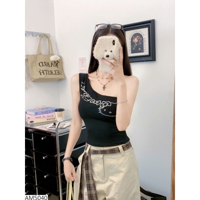 AM5040 ÁO TANKTOP VAI XÉO CHO NỮ