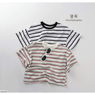 A4165 ÁO THUN KẺ NGANG XUẤT HÀN