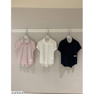 AM5064 ÁO SƠ MI LINEN TAY NGẮN W.G.W.E