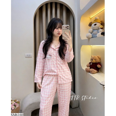 SM6160 SET ĐỒ NGỦ KITTY CHO NỮ