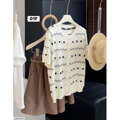 AM5101 ÁO DỆT KIM NGẮN TAY MẶC THU ANNA