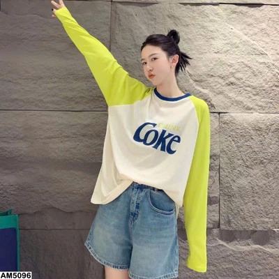 AM5096 ÁO THUN DÀI TAY COKE NỮ