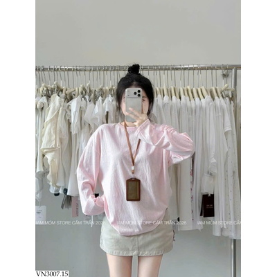 VN3007.15 SET 3 ÁO THUN TAY DÀI COTTON GIẤY