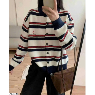 AM5122 ÁO CARDIGAN KẺ CHO NỮ