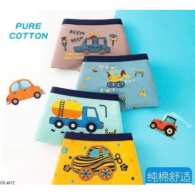 DL4872 SET 4 QUẦN CHIP ĐÙI IN HÌNH BT