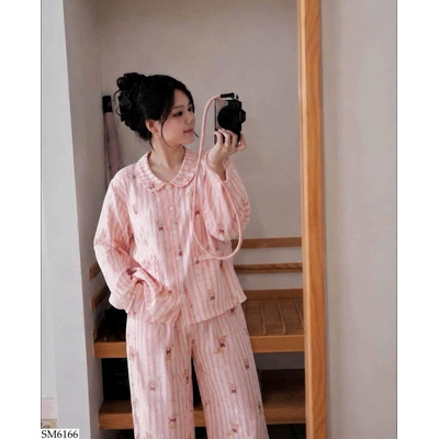 SM6166 BỘ NGỦ NỮ DÀI TAY