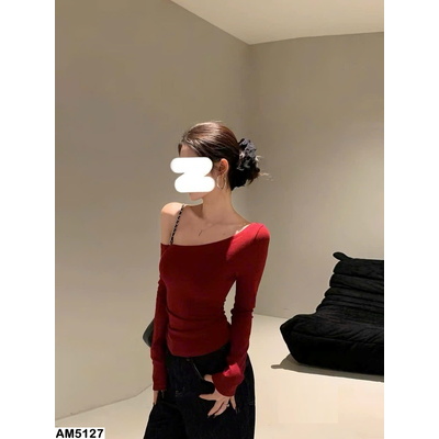 AM5127 ÁO THUN DÀI TAY LỆCH VAI MOSESQUEEN