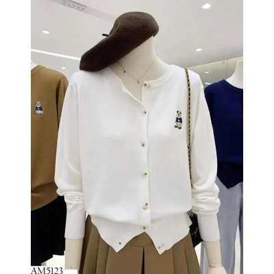 AM5123  ÁO CARDIGAN THÊU GẤU CHO NỮ