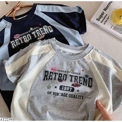 AT2259  ÁO THUN THỂ THAO RETRO TREND