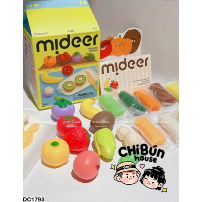 DC1793 BỘ ĐỒ CHƠI ĐẤT NẶN RAU CỦ TRÁI CÂY