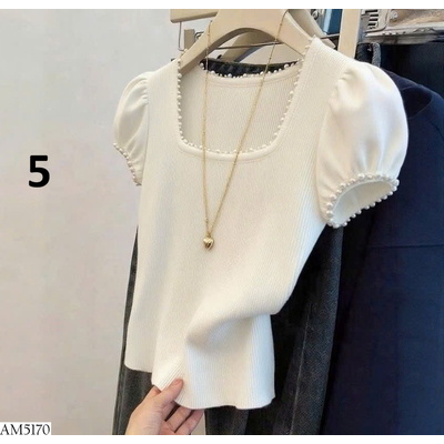 AM5170  ÁO CỔ VUÔNG TAY PHỒNG CHO NỮ