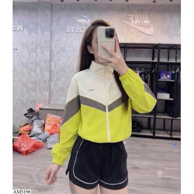 AM5198 ÁO KHOÁC PHỐI MÀU LN CHO NỮ