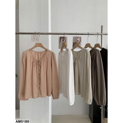 AM5189 ÁO SƠ MI TAY DÀI CỔ V
