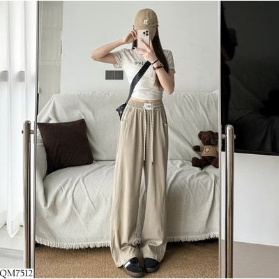 QM7512 QUẦN JEANS TENCEL ỐNG RỘNG