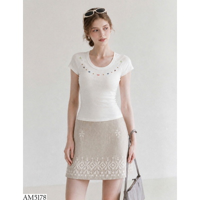 AM5178 ÁO THUN CỔ U CHO NỮ