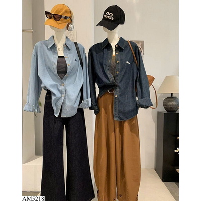 AM5218 ÁO SƠ MI DENIM NỮ