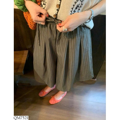 QM7521 QUẦN CULOTTES SHORTS KẺ EGG