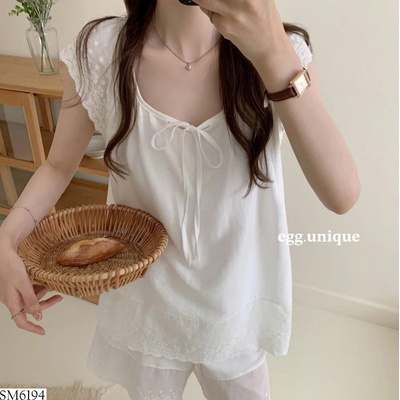 SM6194 BỘ NGỦ TONE TRẮNG EGG