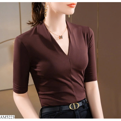 AM5223 ÁO TAY LỠ CỔ V