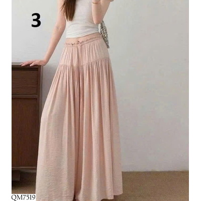 QM7519 QUẦN ỐNG RỘNG LƯNG CAO DÁNG DÀI