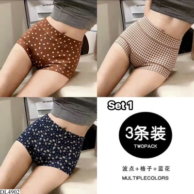 DL4902 SET 3 QUẦN CHIP HOA NHÍ NỮ