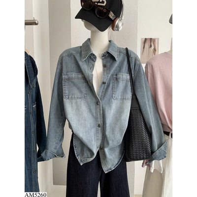 AM5260 ÁO SƠ MI DENIM CHO NỮ