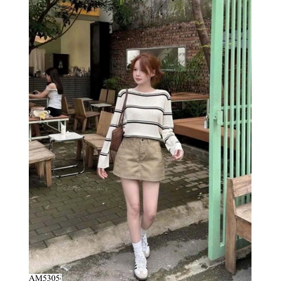 AM5305 ÁO LEN TĂM ANNA PHỐI MÀU