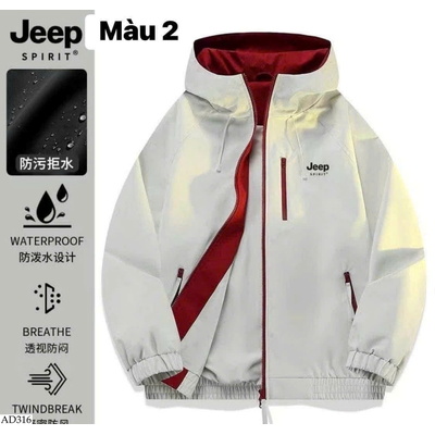AD316 ÁO KHOÁC GIÓ 2 MẶT JEEP