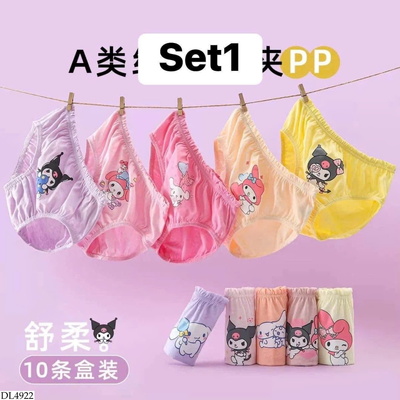 DL4922 SET 10 QUẦN CHIP CHO BÉ GÁI