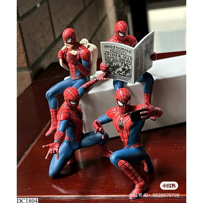 DC1804 SET 4 CON SPIDER MAN