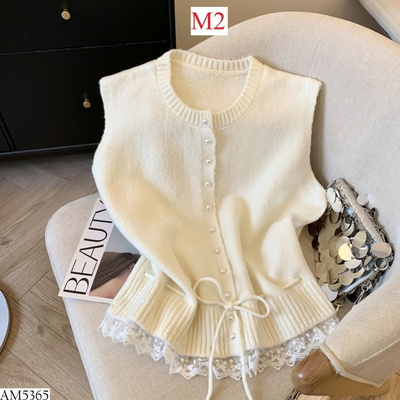 AM5365 ÁO GILE LEN PHỐI REN