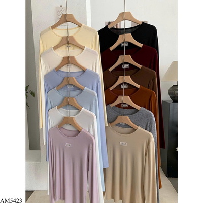 AM5423 ÁO THUN DÀI TAY CỔ TRÒN KEKEZOON