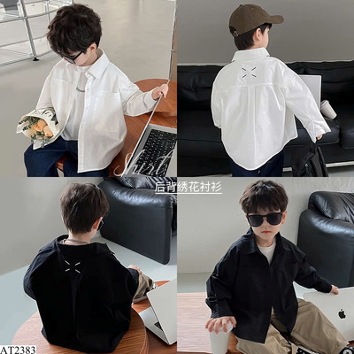 AT2383  ÁO SƠ MI BÉ TRAI HÀN QUỐC