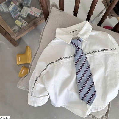AT2401 ÁO SƠ MI KÈM CÀ VẠT CHO BT