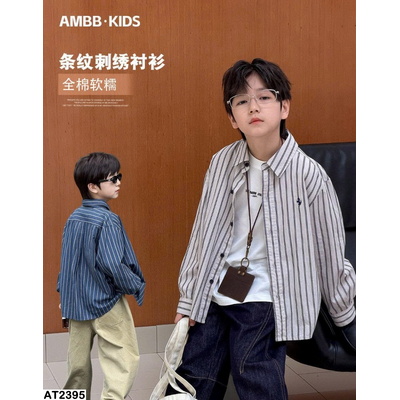 AT2395 ÁO SƠ MI KẺ BT AMBB MẪU MỚI
